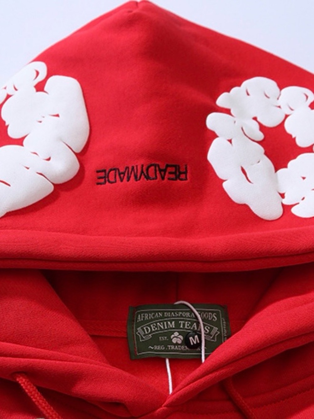 Denim Tears Red READMADE Graphic Hoodie - Men